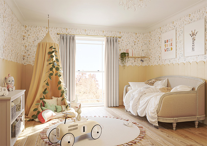 Striatus, Caramel - Made to Measure Curtains - Image 8